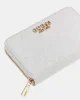 Guess BETULA SLG MEDIUM ZIP AROUND Kadın Beyaz Cüzdan SWGG9626140-WHI