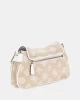 Guess BEYZA FLAP SHOULDER BAG Kadın Beyaz Omuz Çantası HWJG9627190-WLO