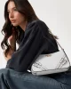 Guess BRAMINA TOP ZIP SHOULDER Kadın Beyaz Omuz Çantası HWZG9636180-WHI