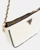 Guess Cruıse Vıbe Top Zıp Shldr Bag Kadın Beyaz Omuz Çantası HWQG9649170-WTV