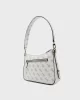 Guess Eco Erıca Top Zıp Shoulder Bag Kadın Krem Omuz Çantası HWEQG951018-CRG