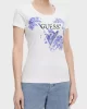 Guess SS CN FLOWER TRIANGLE TEE Kadın Beyaz T-shirt W5GI08J1314-G011