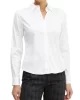Guess TIZIANA LS LOGO CUFF SHIRT Kadın Beyaz Gömlek W5RH31WAF10-G011