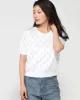 Guess JASMINE G CN SS BOXY SWTR Kadın Beyaz Kazak W5GR05Z3D60-G011