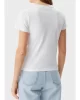 Guess KAMELIE CN T-SHIRT Kadın Beyaz T-shirt V5GI15J1314-G011