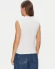 Guess jeans Gj Sleeveless Collar Slım Pkt Kadın Beyaz T-Shirt W5GP24KCYR1-G011