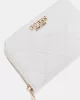 Guess LAUREL SLG MEDIUM ZIP AROUND Kadın Beyaz Cüzdan SWGG8500140-WHI