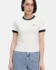 Guess MARIGOLD RIB SS TEE Kadın Beyaz T-shirt V5GP08KCRN2-G011