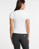 Guess Jeans GJ SS CN EMBRO SLIM TOP Kadın Beyaz T-shirt W5GP62KA0H1-G011