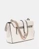 Guess NASTRA CONVERTIBLE XBODY FLAP Kadın Beyaz Çapraz Çanta HWBG9637210-OFF