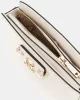 Guess NASTRA MINI CROSSBODY TOP ZIP Kadın Beyaz Mini Çanta HWBG9637720-OFF