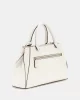 Guess NASTRA SOCIETY SATCHEL Kadın Beyaz El Çantası HWBG9637060-OFF
