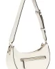 Guess Nastra Top Zıp Shoulder Bag Kadın Beyaz Omuz Çantası HWBG9637170-OFF