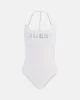 Guess GUESS LOGO ONE PIECE REM PAD Kadın Beyaz Mayo E5GJ53MC040-G011