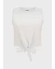 Guess PRIMULA RHINESTONES TANK Kadın Beyaz Crop V5GI01I3Z14-G011