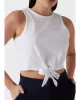 Guess PRIMULA RHINESTONES TANK Kadın Beyaz Crop V5GI01I3Z14-G011