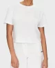 Guess PRIMULA RHINESTONES BOXY TEE Kadın Beyaz T-shirt V5GI00I3Z14-G011