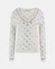Guess ROSIE 4G VN LS SWTR Kadın Beyaz Kazak W5GR07Z3D60-G012