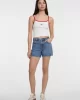Guess jeans Gj Emb Star Tank Top Kadın Beyaz Atlet W5GP37J1314-G011