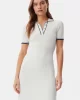 Guess THALIA POLO NECK SS DRESS SWTR Kadın Beyaz Elbise W5GK84Z3L10-G012