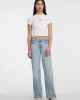 Guess Jeans GJ SS CN BABY EMB STAR TEE Kadın Beyaz T-shirt W5GI38J1314-G011