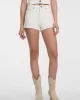 Guess Jeans GJ HIGHWAIST MOM SHORT Kadın Beyaz Şort W5GD0SD5M62-GJWI