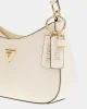 Guess NOELLE TOP ZIP SHOULDER BAG Kadın Ekru Omuz Çantası HWZG7879180-BON