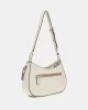 Guess NOELLE TOP ZIP SHOULDER BAG Kadın Ekru Omuz Çantası HWZG7879180-BON