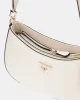 Guess NOELLE TOP ZIP SHOULDER BAG Kadın Ekru Omuz Çantası HWZG7879180-BON
