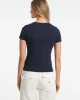 Guess GJ SS CN SLIM MINI A Kadın Siyah T-shirt W4YI02J1314-A71W