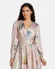 Guess HELENE MAXI DRESS Kadın Çok Renkli Elbise W5PK1UWD8G2-P8HR