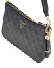 Guess ECO ERICA TOP ZIP SH Kadın Antrasit Omuz Çantası HWESG951018-CLO