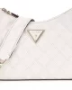 Guess GIULLY TOP ZIP SHOULDER BAG Kadın Beyaz Omuz Çantası HWQG8748130-OFF