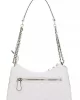 Guess GIULLY TOP ZIP SHOULDER BAG Kadın Beyaz Omuz Çantası HWQG8748130-OFF