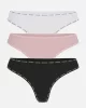 Guess 3 PACK BASIC THONG Kadın Çok Renkli İç Çamaşırı O5RG13K6YW1-F68S
