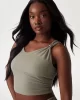 Guess Aımee Ss Jewel Drap Top Kadın Haki Bluz W5GP22KAQL2-G9D5