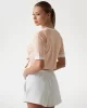 Guess Knot T-Shırt Kadın Pembe Crop V5GI05I3Z14-G6J4