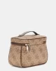 Guess BERTA TOILETRY TRAIN CASE Kadın Kahverengi Makyaj Çantası TWOB8688039-LGW