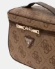 Guess BERTA TOILETRY TRAIN CASE Kadın Kahverengi Makyaj Çantası TWOB8688039-LGW