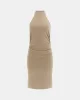 Guess ES SL CARMELA DRESS Kadın Bej Elbise W5GK0IKCTC2-G8W4