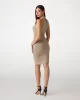 Guess ES SL CARMELA DRESS Kadın Bej Elbise W5GK0IKCTC2-G8W4