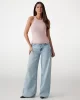 Guess NEW SL ROUND NK GUENDALINA TOP Kadın Pembe Atlet W5GP57KCV52-G6J3