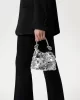 Guess HOLIDAY SHINE TOP HANDLE POUCH Kadın Gri Omuz Çantası HWEY9538750-SIL