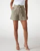 Guess New Nına Belted Short Kadın Yeşil Şort W5GD1RWG4C2-G8CJ
