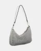 Guess ZALINA MINI TOP ZIP SHLDR BAG Kadın Gri Omuz Çantası HWOY9350720-SIL