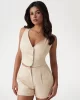 Guess CAMILLE PERFECT VEST Kadın Bej Yelek W5GH71WH5F0-F14Z