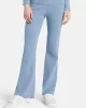 Guess Foldover Rıb Flare Nına Pant Kadın Mavi Pantolon W4BB53Z3K92-F7JO