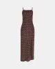 Guess SL CEMONA SLIP DRESS Kadın Kahverengi Elbise W5PK2EWI380-FNIL