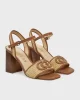 Guess GANIKA Kadın Kahverengi Sandalet FLJGNKFAB03-NATU