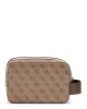 Guess LOSANNA BEAUTY CASE DOUBLE COM Erkek Bej/Kahverengi El Çantası PMLOLOP5239-BBO